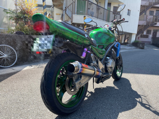 バリオスII  250CC  ラップ塗装