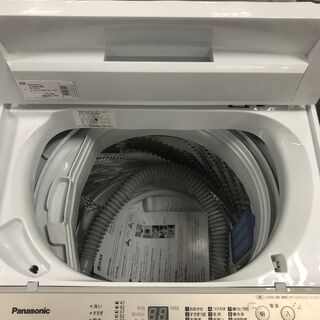1年間動作保証付 全自動洗濯機 Panasonic 2019年製 5.0kg 【トレファク