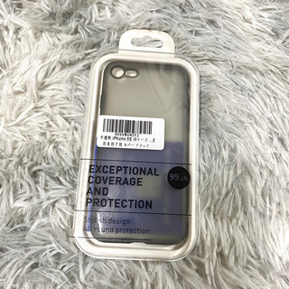 iPhone SE/7/8用ケース 半透明 超耐衝撃 マット加工...