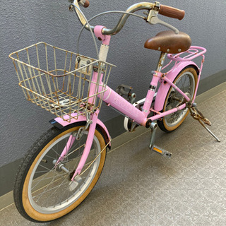 子供用自転車　16インチ　ピンク
