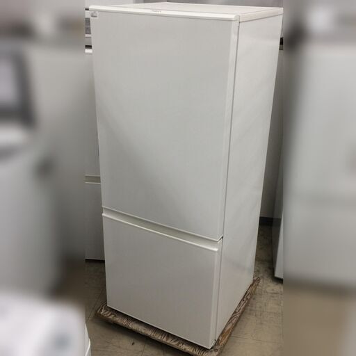 J565 6か月保証付き！ AQUA アクア ノンフロン冷凍冷蔵庫 AQR-18F(W) 184L ミルク 2017年製 クリーニング 動作確認済み