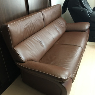 【美品】カリモクソファ2人掛椅子ワイド