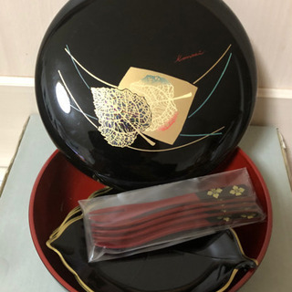 Kansai 丸盆付菓子器揃 ( フォーク付き ) 玉葉《セット...