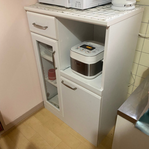 食器棚 電子レンジ トースター 炊飯器セット