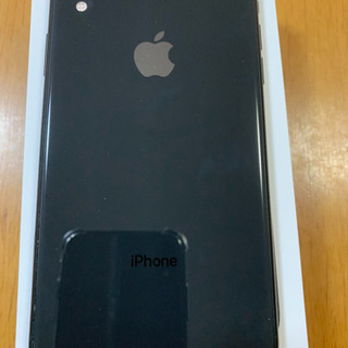 買取直前値下げ iPhone XR Black64GB docomoSIMロック解除
