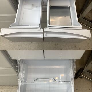 MITSUBISHI/三菱 5ドア冷蔵庫 2017年製 455L MR-B46C-W【ユーズド 
