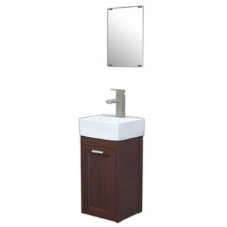 洗面台セット　欅木目　壁掛け　鏡水栓排水付き　新品　収納　浴室　トイレ