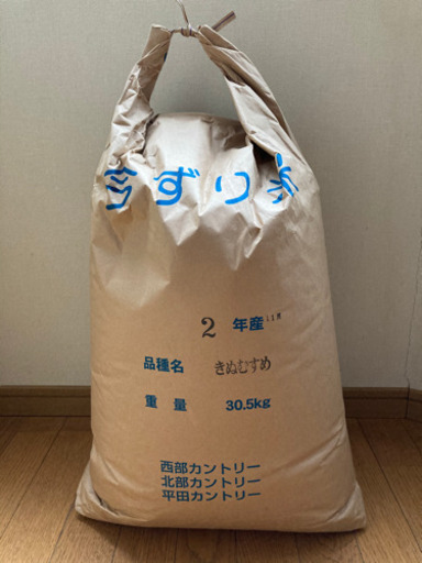 お取引中　令和２年度産　きぬむすめ　30キロ玄米