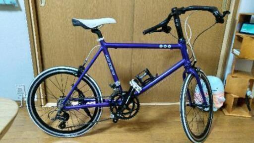 montanaの9キロ台の超軽量ミニベロ（ブルーグラス）美品です。6月から追加値引き35000円