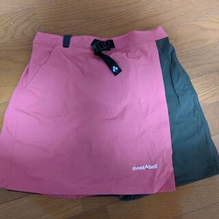 モンベル　ODラップスカート　ピンクSサイズ　の画像
