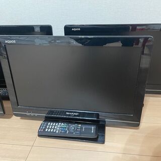 Sharp AQUOS TV 19 inch 5台セット