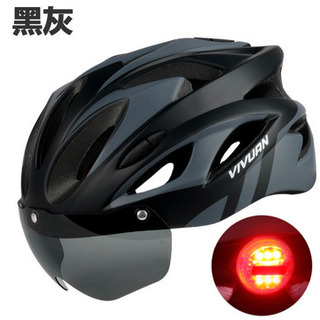 未使用ヘルメットライト付き磁気ゴーグル 超軽量サイズ調整可能 