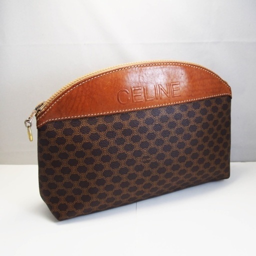 KA　CELINE セリーヌ マカダム セカンドバッグ オールドセリーヌ オールドセリーヌ マカダムライン クラッチバッグ（セカンドバッグ