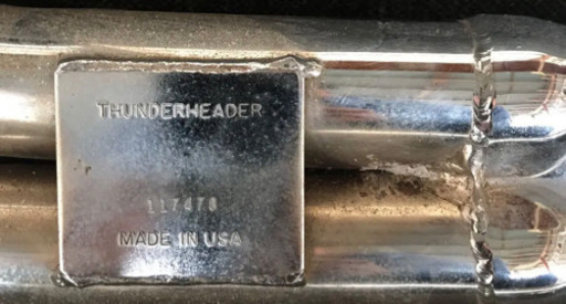 他で売れました。 Thunder header マフラー ハーレー ソフテイル ファットボーイ