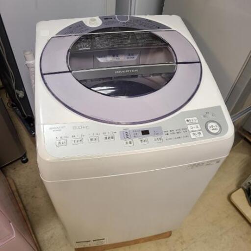 売約済み❌2020年 SHARP 8.0kg 洗濯機 インバーター付き