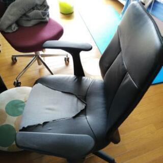 【無料】椅子、黒