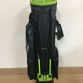 J.LINDEBERG Jリンドバーグ スタンド キャディバッグ ブラック/グリーン BK/GR