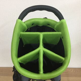 J.LINDEBERG Jリンドバーグ スタンド キャディバッグ ブラック/グリーン BK/GR