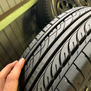 デイトナブラックホワイトレター14インチ5.0J オフセット+42