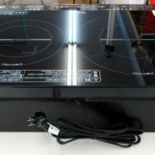 アイリスオーヤマ 2口IHヒーター 2016年 幅56x高さ6x奥行40cm IH