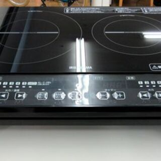アイリスオーヤマ 2口IHヒーター 2016年 幅56x高さ6x奥行40cm IH
