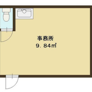 ★貸店舗・事務所★北田辺駅３分　１階部分９．８４㎡　トイレ・流し...