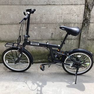JEEP ミニベロ 折畳み自転車 ブラック JE-206G 20インチ - 自転車 