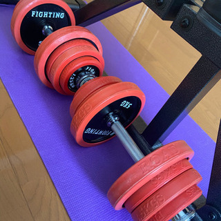 『美品！』インクラインベンチ  ダンベル25キロ×2 