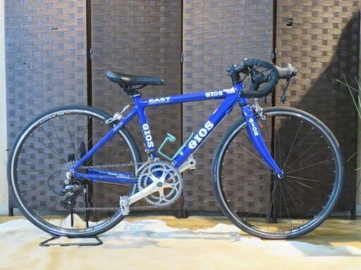 ■GIOS EASY ジオス イージー 16速 ブルー アルミフレーム 24インチ ロードバイク 子供用 自転車 札幌発