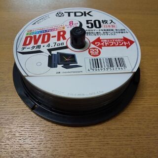 TDK  DVD-Rデータ用（残り21枚）