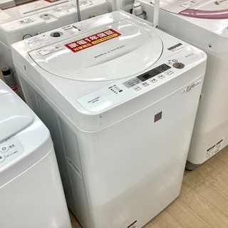 1年保証付！SHARP(シャープ)の全自動洗濯機 ES-G4E5...