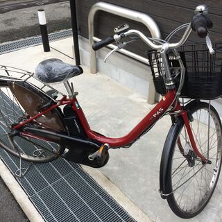 地域限定送料無料 ヤマハ パス 新基準 子供乗せ 8,1AH 赤 ナチュラ 