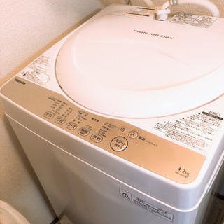 【ネット決済】【】TOSHIBA / 洗濯機 / 4.2kg【2...
