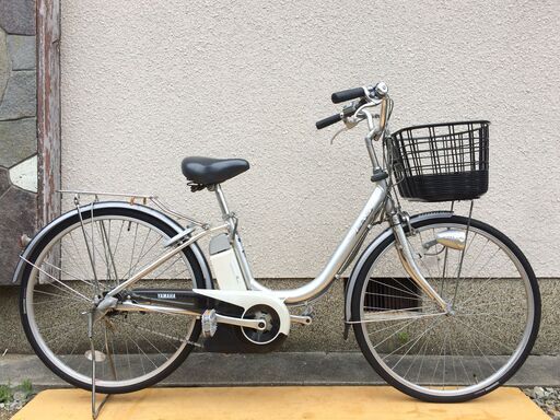 地域限定送料無料　ヤマハ　パス　リチウム　シルバー　アシスタ　ビビ　神戸市　電動自転車