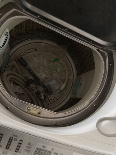 美品 日立 洗濯乾燥機 NW-D8KX-S 白い約束 タテ型洗濯乾燥機8kg/4kg