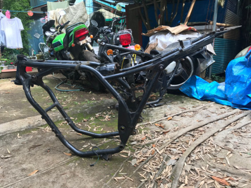 zrx400 フレーム　一時抹消書類あり