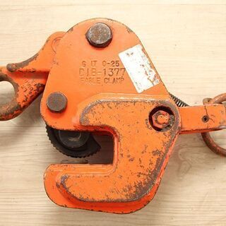 イーグルクランプ 横吊りクランプ 1t 形鋼横つり用クランプ 吊り具 EAGLE CLAMP (HD937anxY)