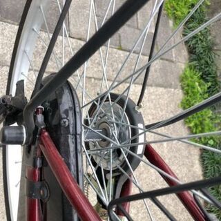 ママチャリ　あずき色　値下げしました