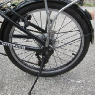 MUSTANG マスタング 20型 ブラック ミニベロ 折りたたみ