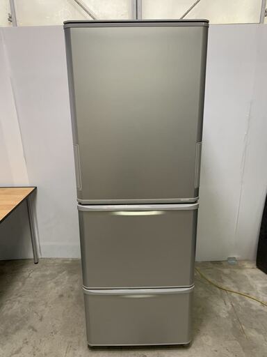 美品 SHARP シャープ SJ-W352E-S 冷凍冷蔵庫 2019年製 350L 3ドア 左右開き どっちもドア★買取帝国朝霞店