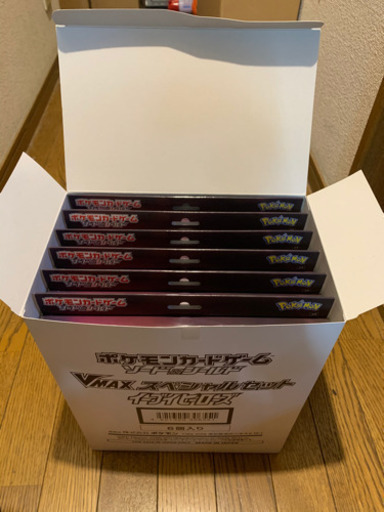 イーブイヒーローズ　V maxスペシャルセット1BOX（6個入り）