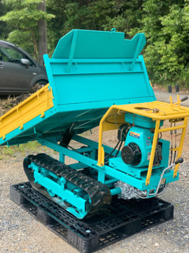 筑水キャニコム クローラ運搬車 油圧ダンプ GC-300 最大積載量500kg 再塗装