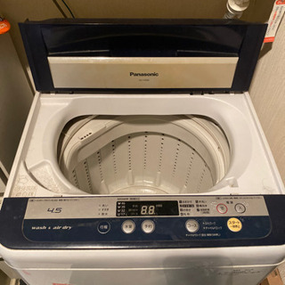 パナソニック　洗濯機　4.5L