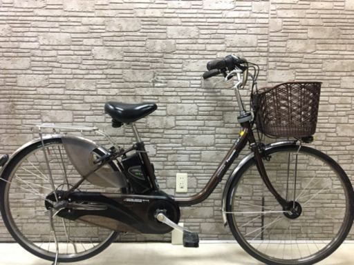 決算SALE 東京23区配達無料　新基準　Panasonic パナソニック ビビDX 8.9Ah リチウム 電動自転車 中古自転車パナ26