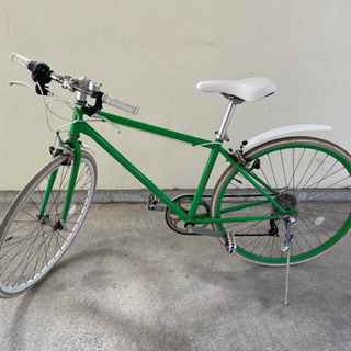 【ネット決済】自転車　クロスバイク　グリーン