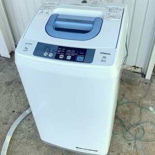 日立 全自動洗濯機 NW-5TR 5kg 2015年製 STEP...