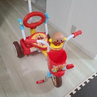 アンパンマン オールインワンUP II 折りたたみ三輪車 しぶい 乗用