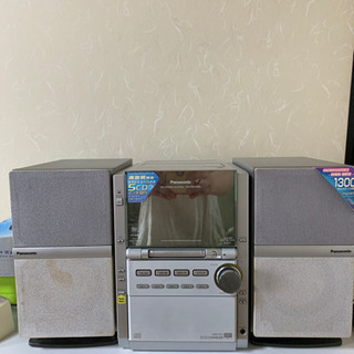 Panasonic CD/MD/カセットテープ/ラジオ/のミニコンポ