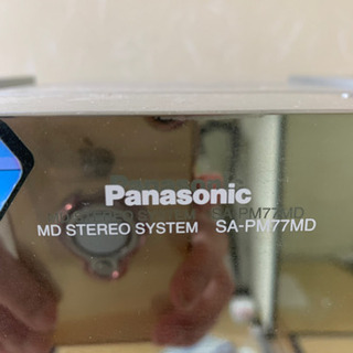 Panasonic CD/MD/カセットテープ/ラジオ/のミニコンポ