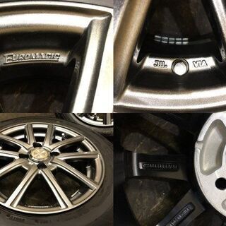 ホイール新品【DUNLOP EC204 165/70R14】【EUROMAGIC 5.5J4HPCD100+38 